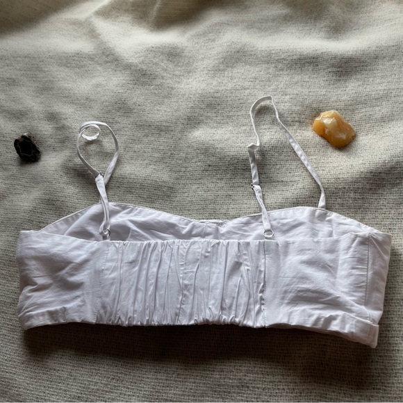 DYNAMITE White Bra Top - Picture 2 of 3